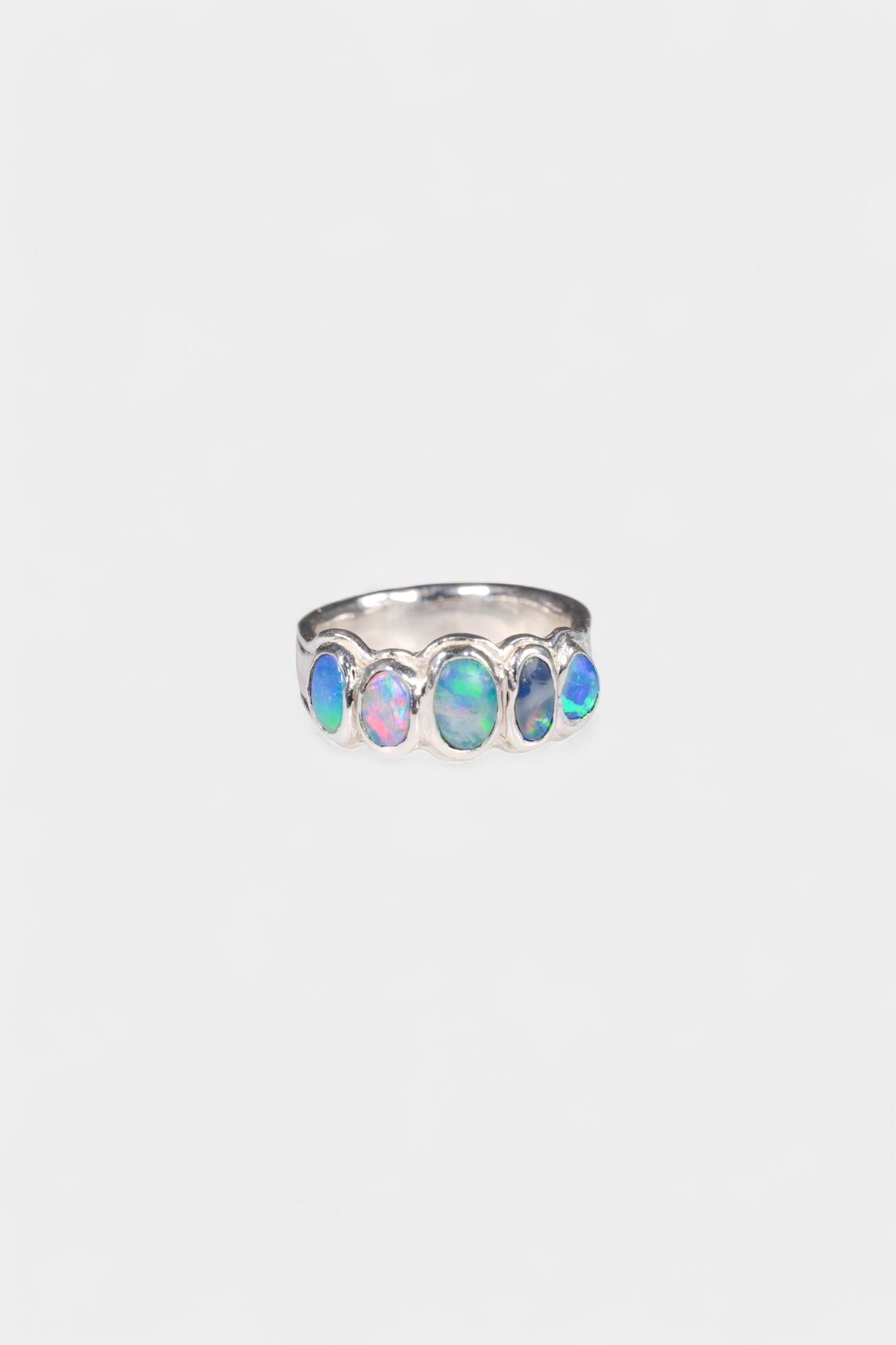 Five of Opals Ring