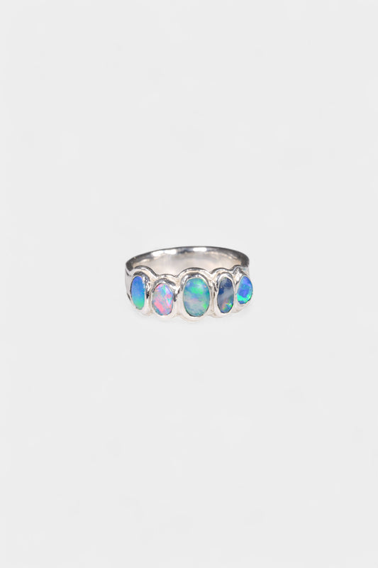 Five of Opals Ring