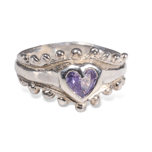 Sapphire Heart Ring No. 27