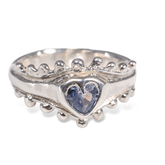 Sapphire Heart Ring No. 30