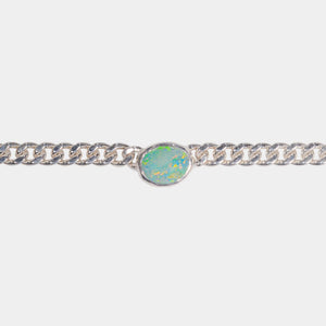 Aussie Opal Chain - Bright Blue