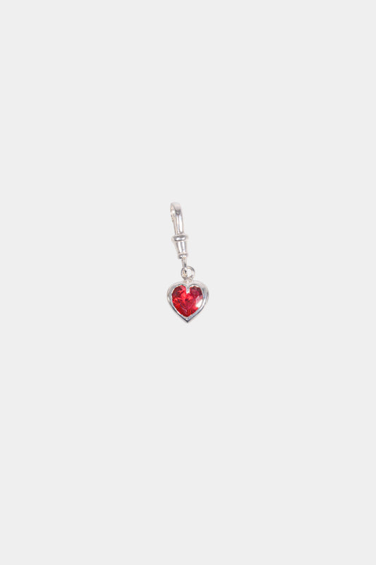 Ruby Heart Charm