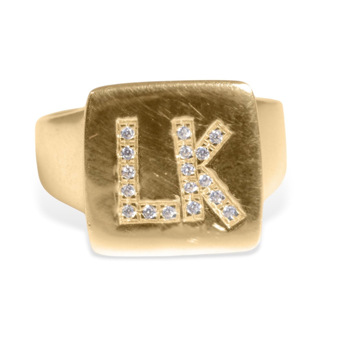 Initial Signet Ring