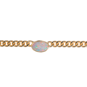 Aussie Opal Chain - White