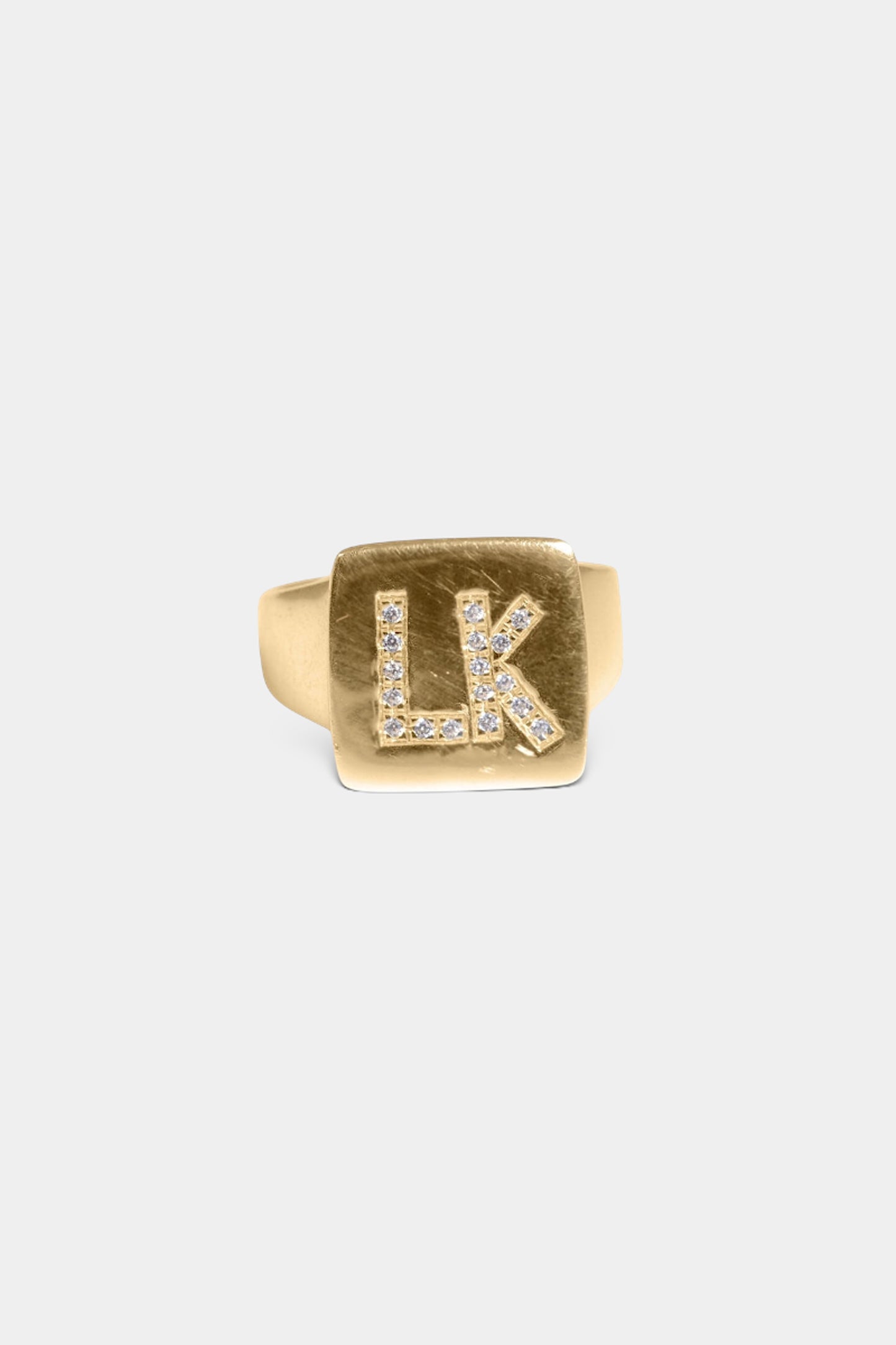 Initial Signet Ring