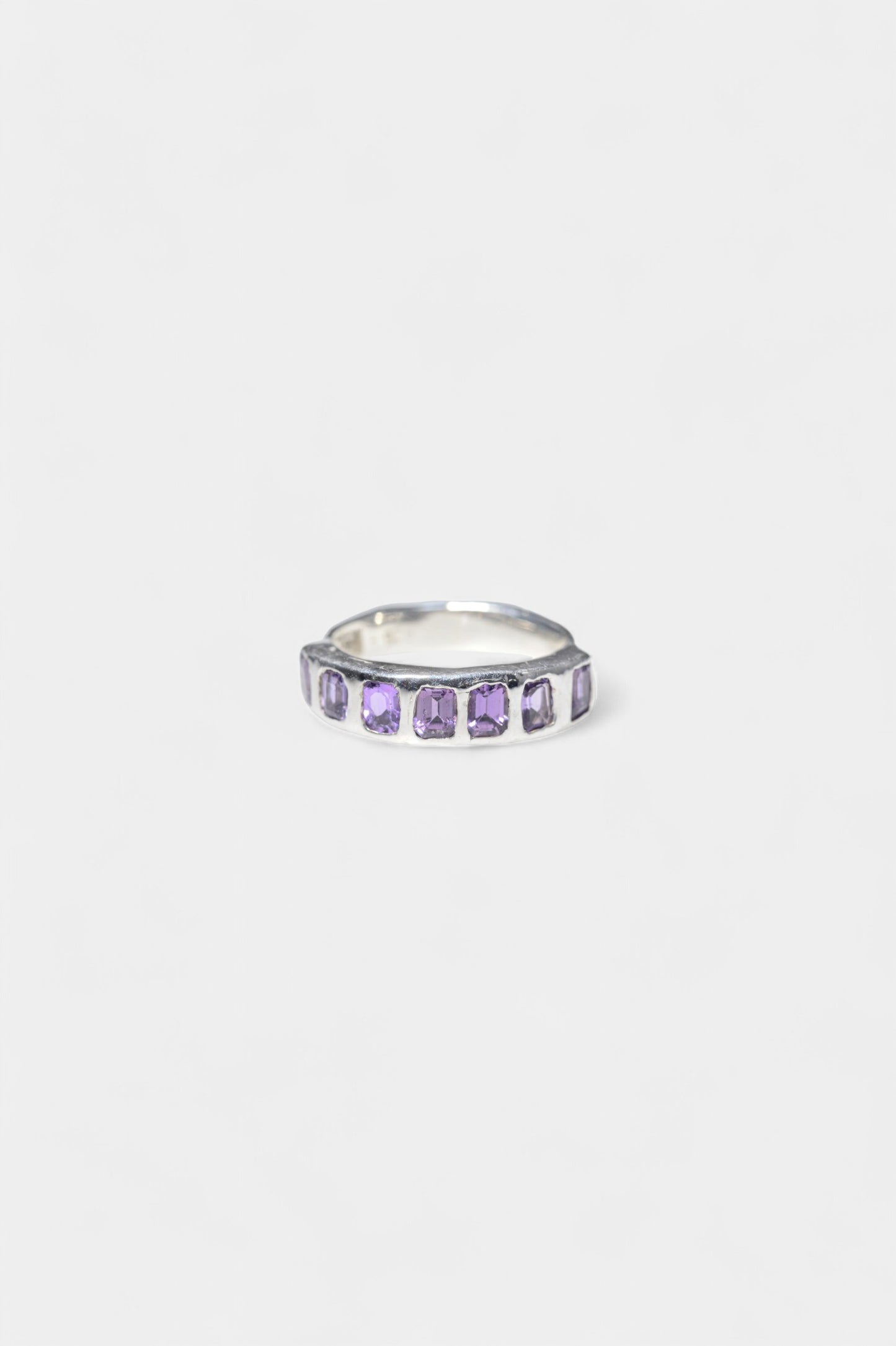 Purple Sapphire Stacker Band