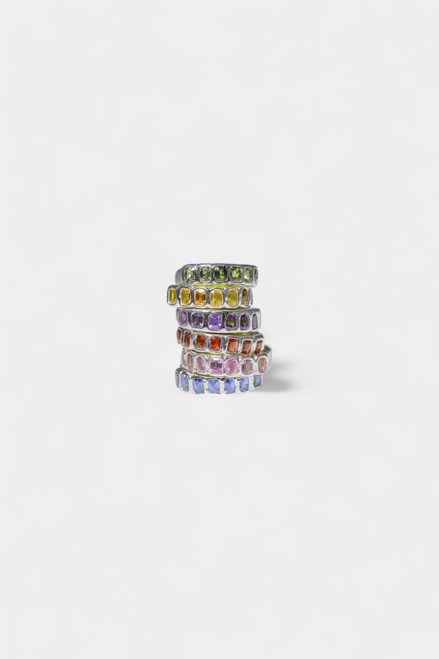 Purple Sapphire Stacker Band