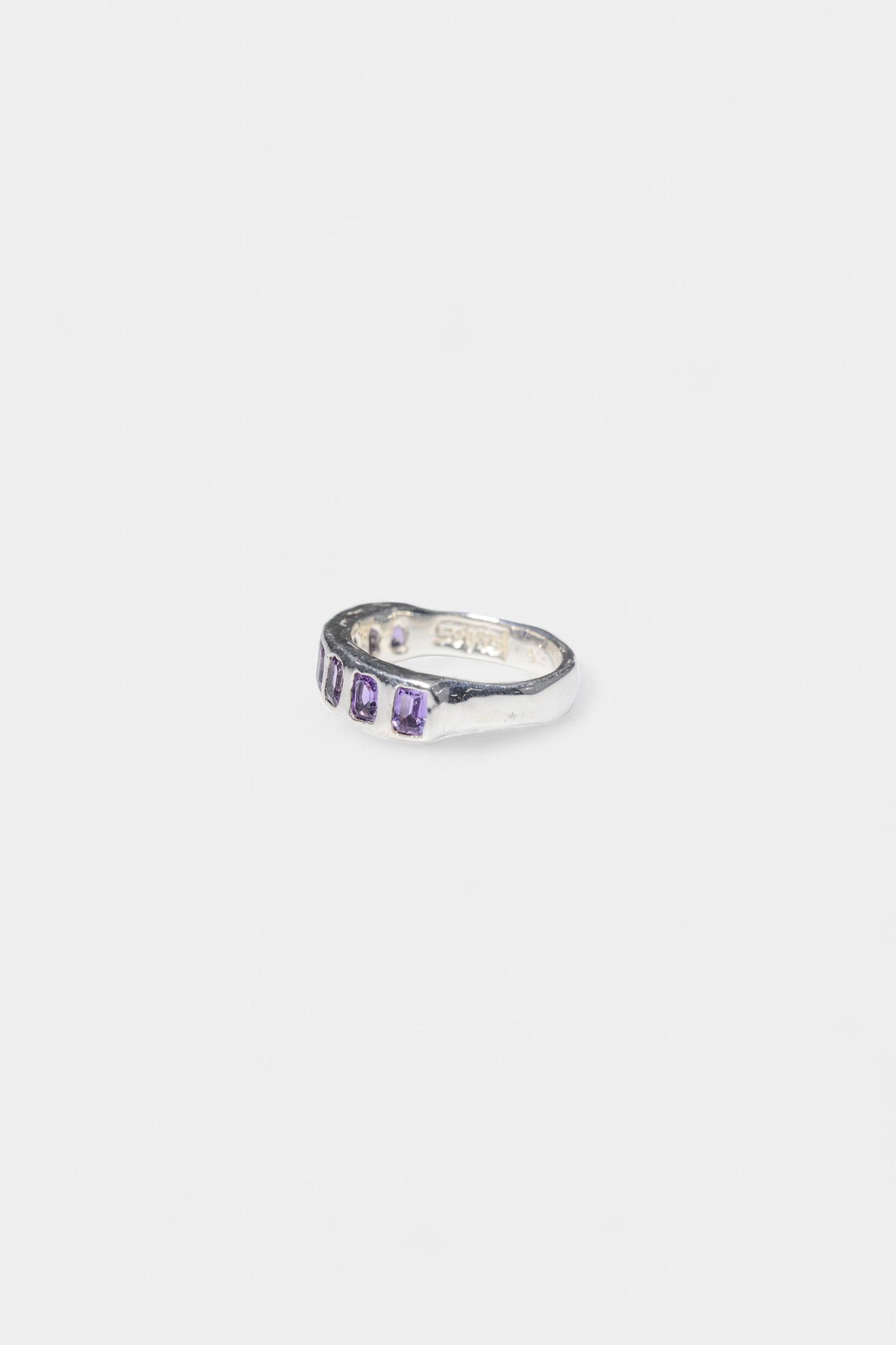 Purple Sapphire Stacker Band