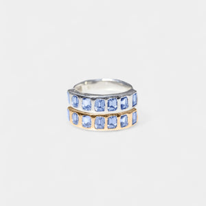 Blue Sapphire Stacker Band