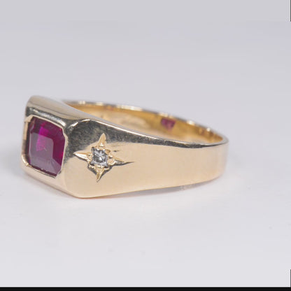 Ruby Signet Ring