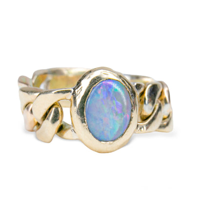 Chained Opal Ring